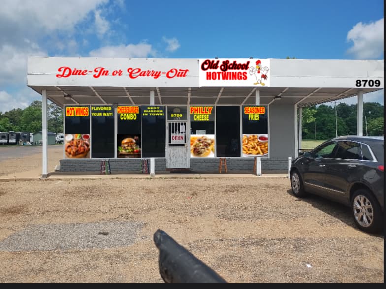 Old School Hot Wings in Walls