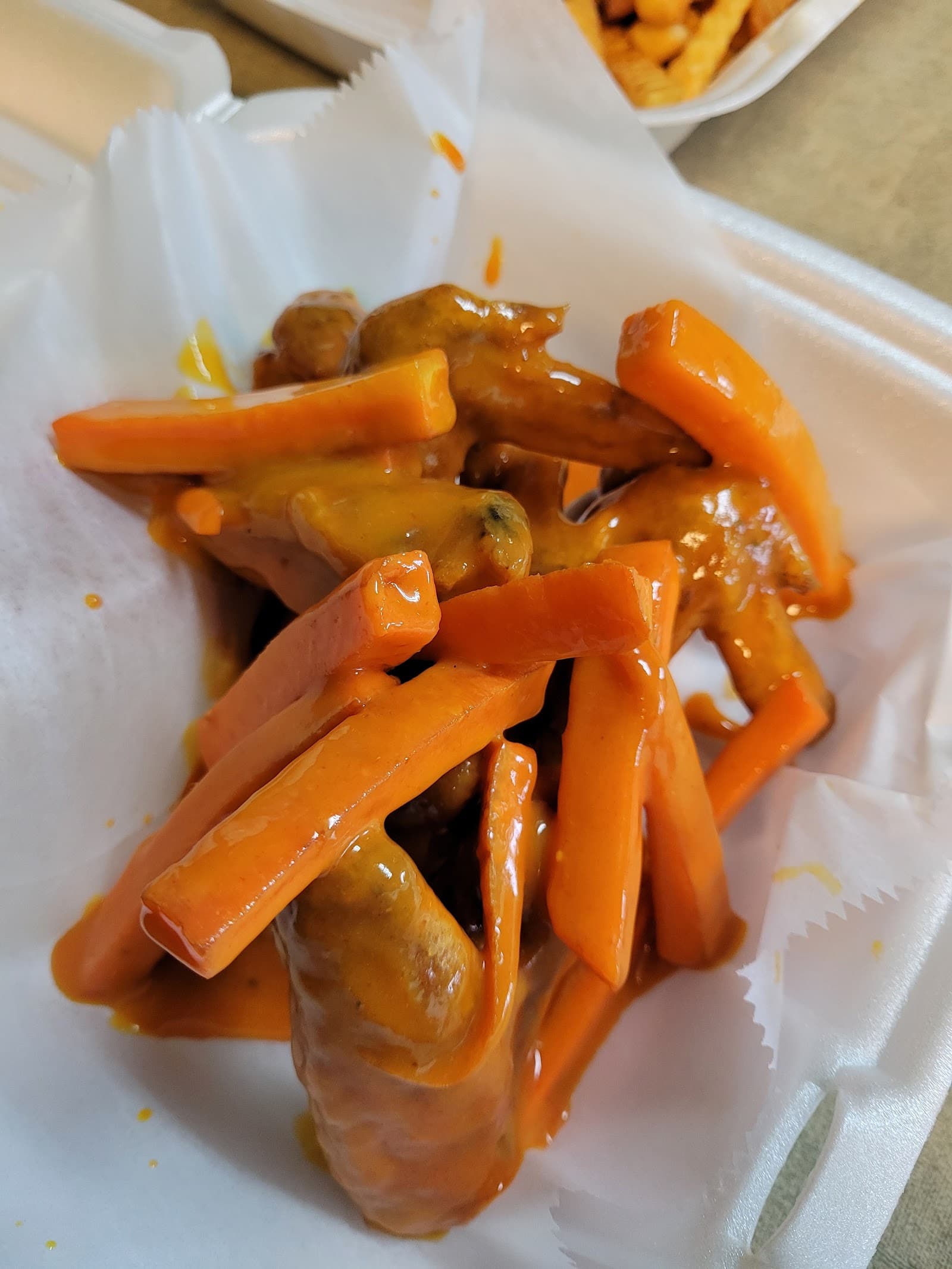 Old School Hot Wings in Walls