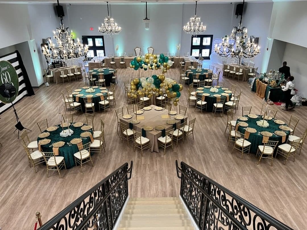 Event setup at Southern Elegance Events in Southaven