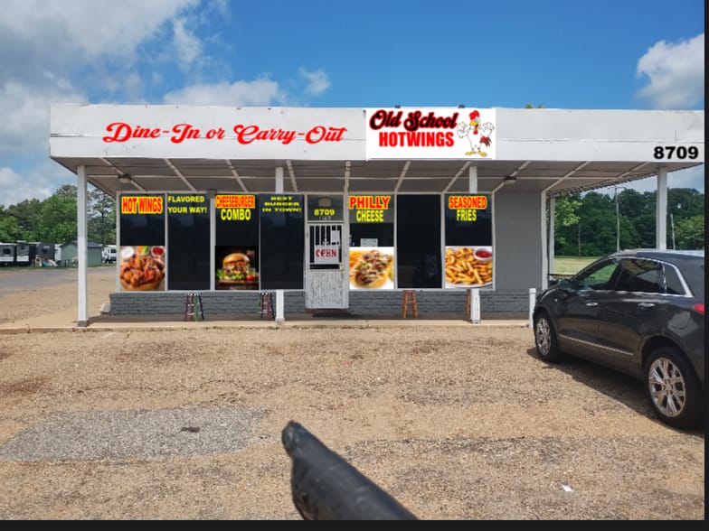 Old School Hot Wings in Walls